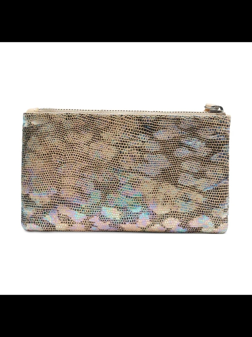 Consuela Iris Iridescent Leopard Slim Wallet with Beige Trim NWT - Picture 2 of 11